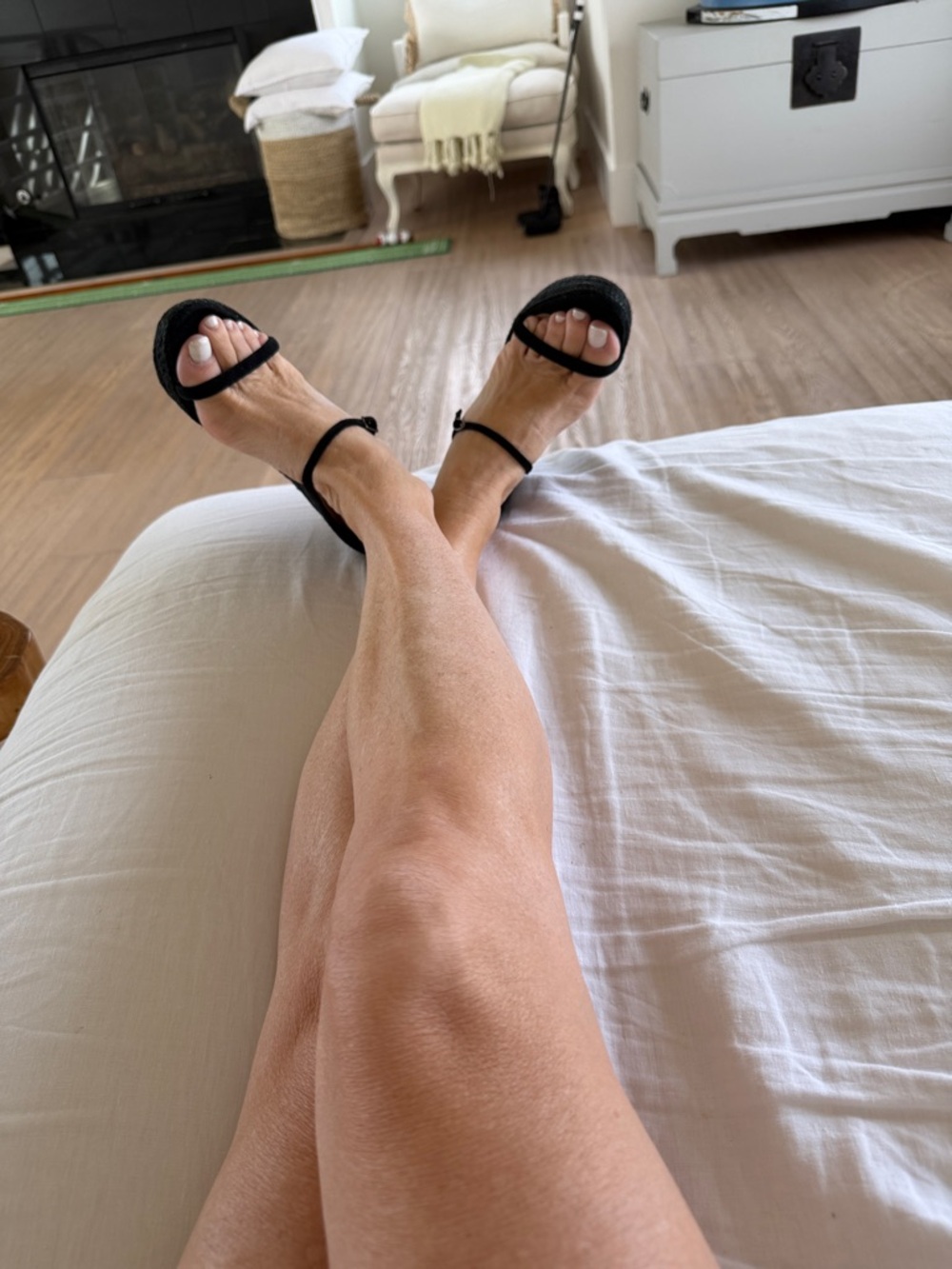 Free People Pura López Black Suede Espadrilles Wedge Fit 7 &7.5 narrow LOVe - Picture 4 of 9